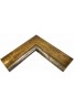 Κορνίζα ξύλινη 6,3 εκ. χρυσό ασημί 367-12